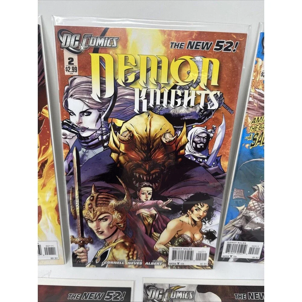 DEMON KNIGHTS The New 52! DC Comics Lot #1-5 1 2 3 4 5 Comic Books